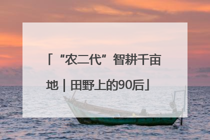 “农二代”智耕千亩地｜田野上的90后