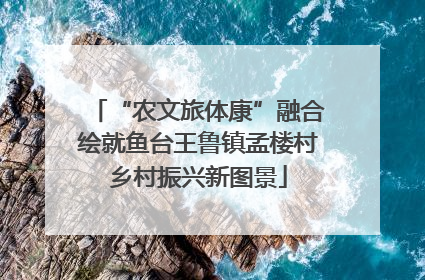 “农文旅体康”融合绘就鱼台王鲁镇孟楼村乡村振兴新图景