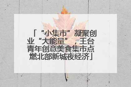 “小集市”凝聚创业“大能量”，王台青年创意美食集市点燃北部新城夜经济