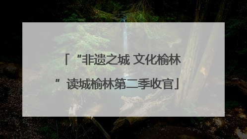 “非遗之城 文化榆林”读城榆林第二季收官