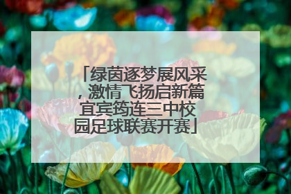 绿茵逐梦展风采，激情飞扬启新篇 宜宾筠连三中校园足球联赛开赛