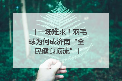 一场难求！羽毛球为何成济南“全民健身顶流”