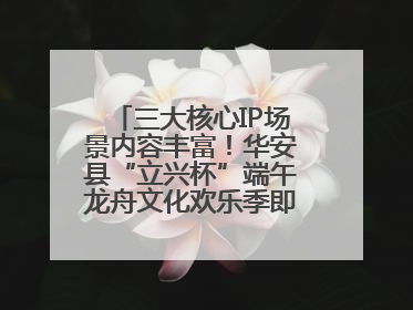 三大核心IP场景内容丰富！华安县“立兴杯”端午龙舟文化欢乐季即将举办