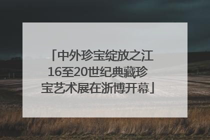 中外珍宝绽放之江 16至20世纪典藏珍宝艺术展在浙博开幕