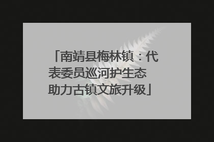 南靖县梅林镇：代表委员巡河护生态 助力古镇文旅升级