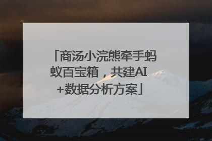 商汤小浣熊牵手蚂蚁百宝箱，共建AI+数据分析方案