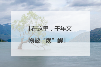 在这里，千年文物被“焕”醒