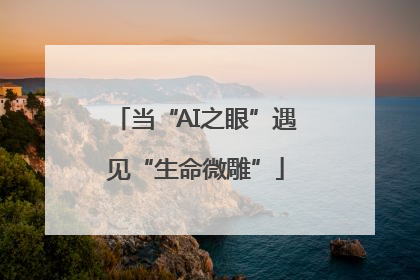 当“AI之眼”遇见“生命微雕”