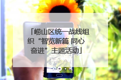 崂山区统一战线组织“智览新篇 同心奋进”主题活动