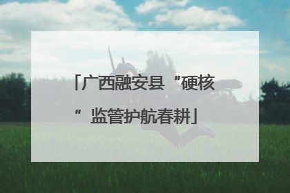 广西融安县“硬核”监管护航春耕