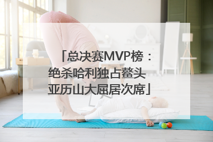 总决赛MVP榜：绝杀哈利独占鳌头 亚历山大屈居次席