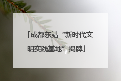 成都东站“新时代文明实践基地”揭牌