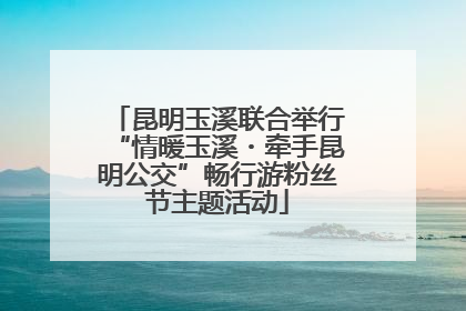 昆明玉溪联合举行“情暖玉溪・牵手昆明公交”畅行游粉丝节主题活动