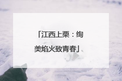 江西上栗：绚美焰火致青春