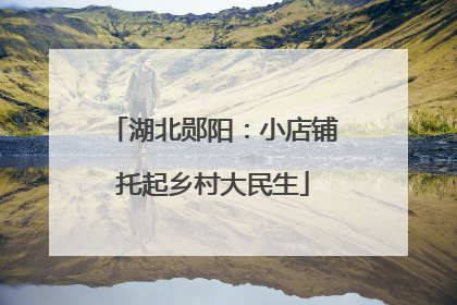 湖北郧阳：小店铺托起乡村大民生