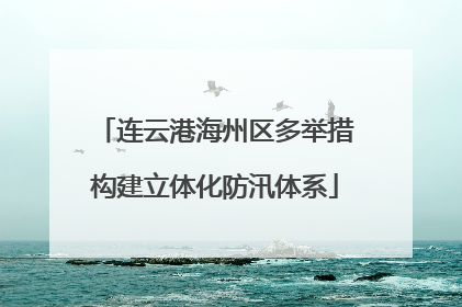 连云港海州区多举措构建立体化防汛体系
