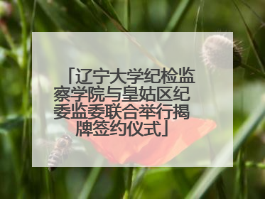 辽宁大学纪检监察学院与皇姑区纪委监委联合举行揭牌签约仪式