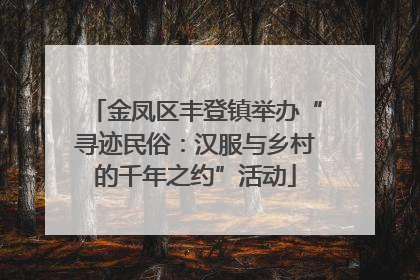 金凤区丰登镇举办“寻迹民俗：汉服与乡村的千年之约”活动