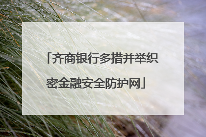 齐商银行多措并举织密金融安全防护网