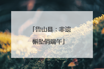 鲁山县：非遗槲坠俏端午