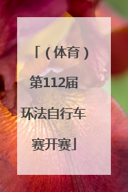 （体育）第112届环法自行车赛开赛