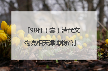 98件（套）清代文物亮相天津博物馆